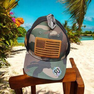 NWT - CAMO BASEBALL CAP - Runs Deep Tactical USA Adjustable - One Size